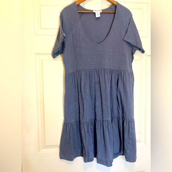 For The Republic Dresses & Skirts - For the Republic, short sleeve dress, slate blue, excellent condition, medium